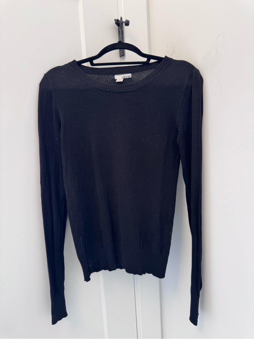 Abound Black Crewneck Sweater